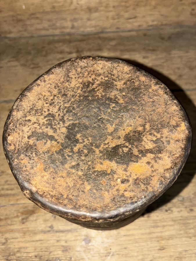 Early leather cup