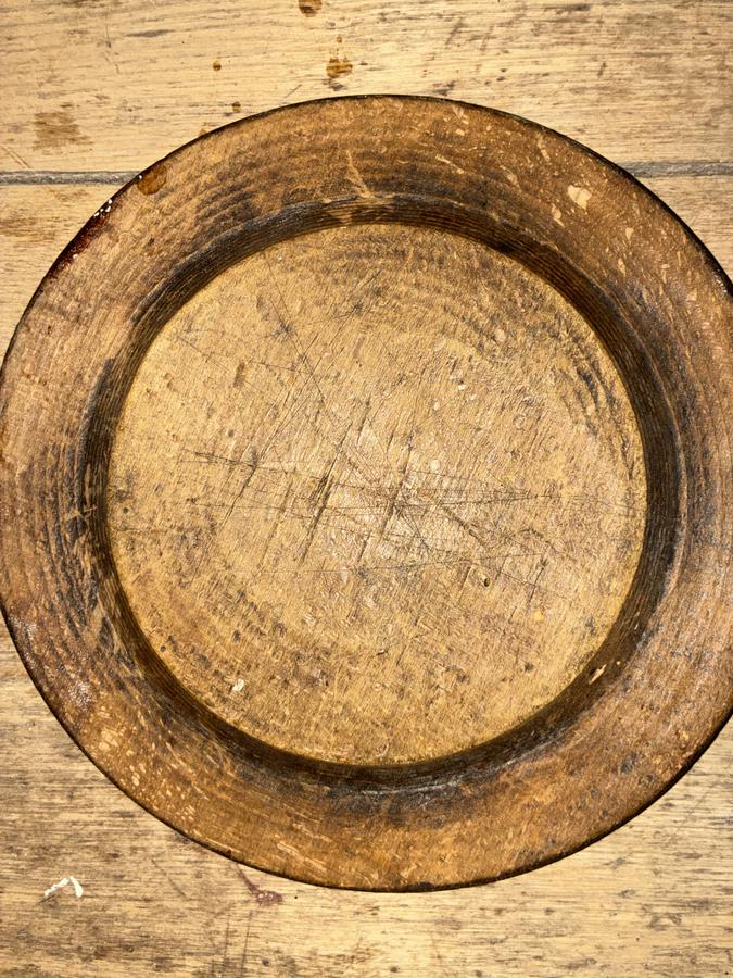 19th C Treen Plate