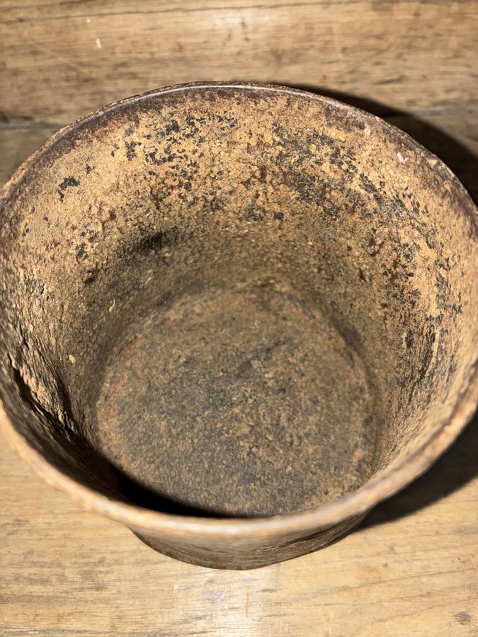 Early leather cup