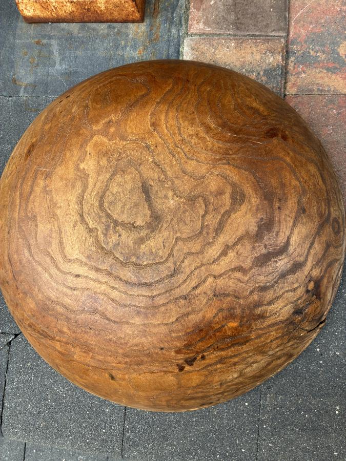 Large 19th C Burl Bowl