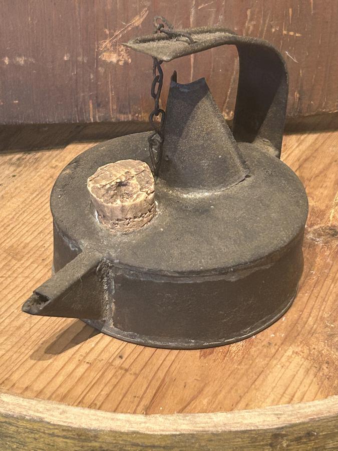Early Tin Lamp