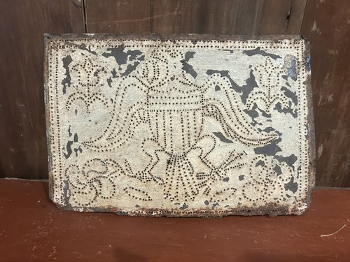 Punched tin panel Eagle