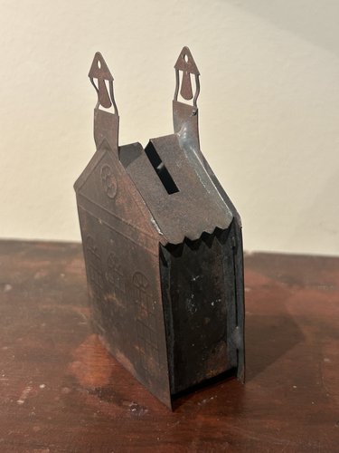 C. 1800's Tin Bank