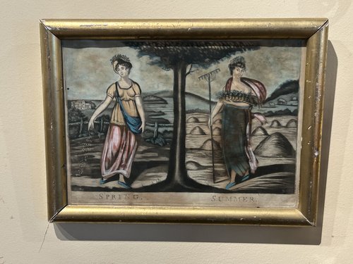 19th c. Gilt Framed painting