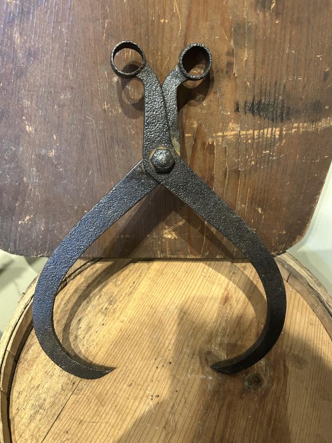 Hand Forged Ice Tongs