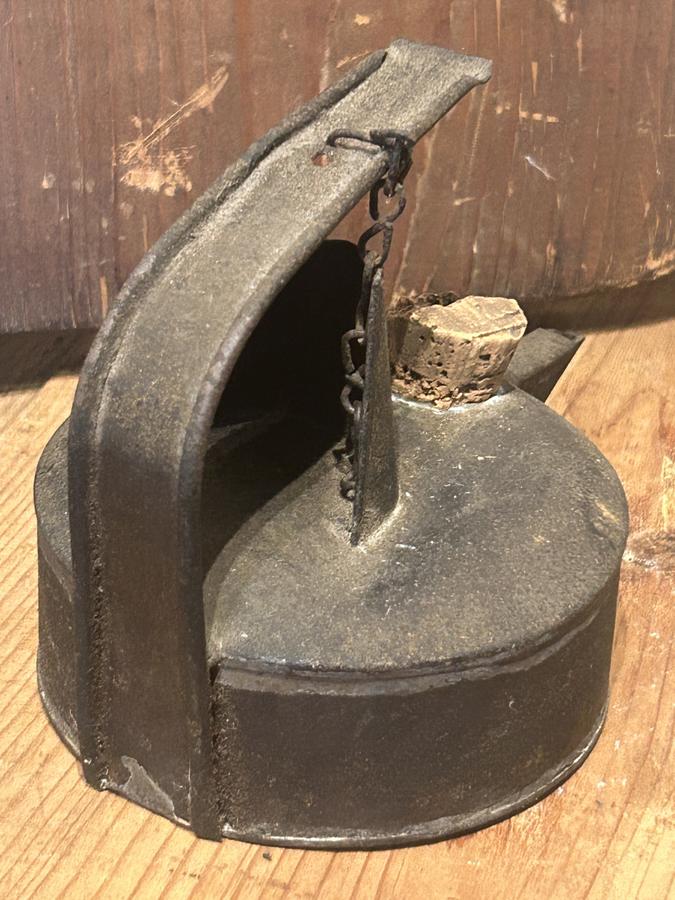Early Tin Lamp