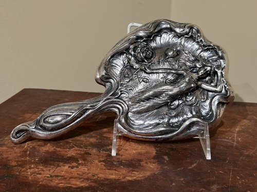 Art Nouveau Hand Mirror