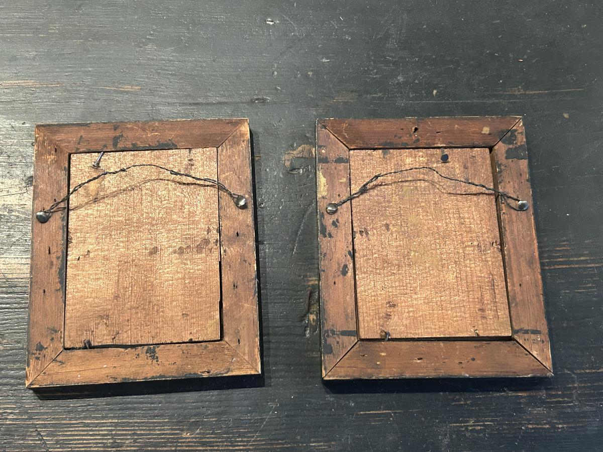 Pair of 19th c. Silhouettes in frames