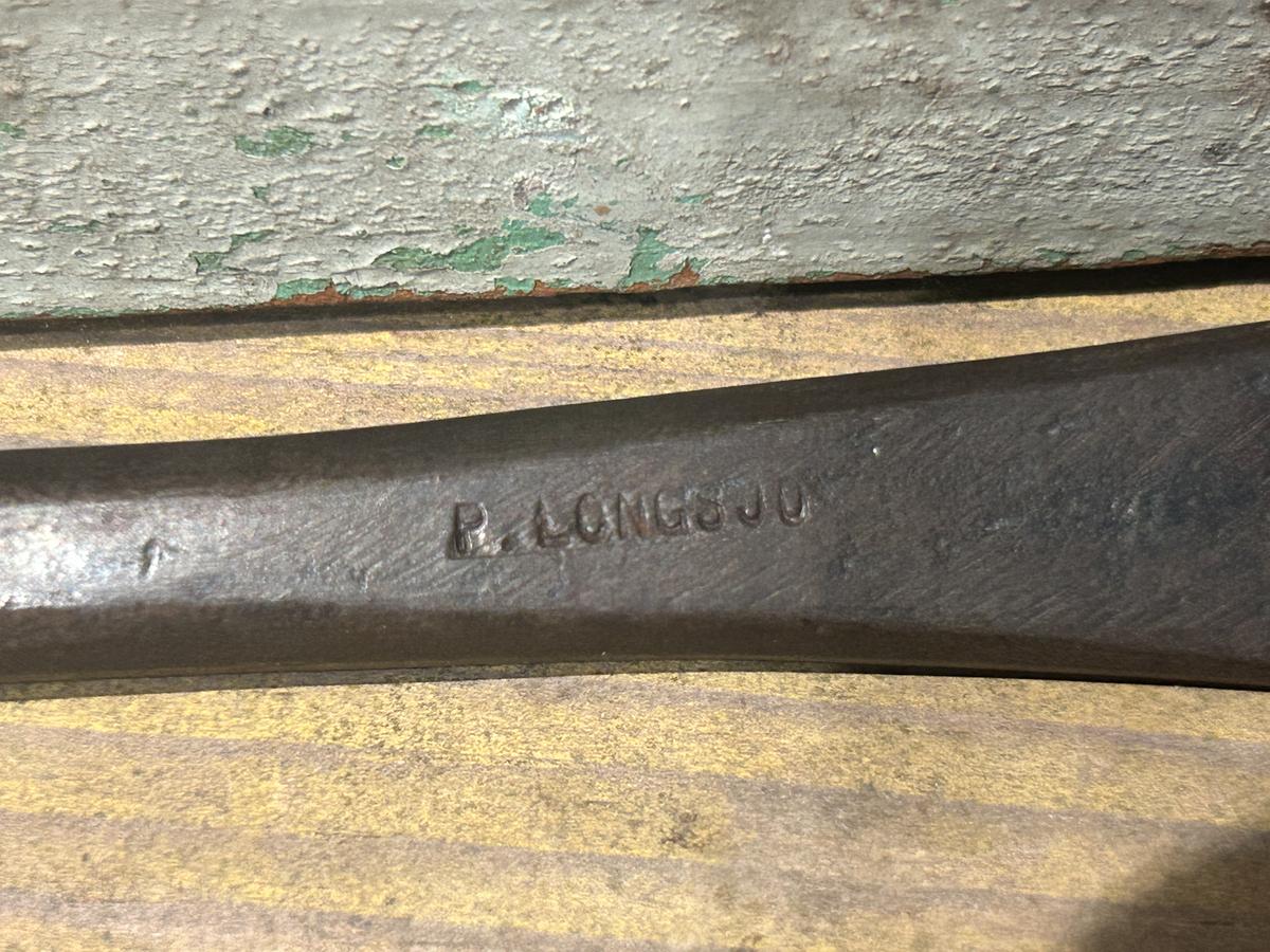 Pewter and Iron Spoon