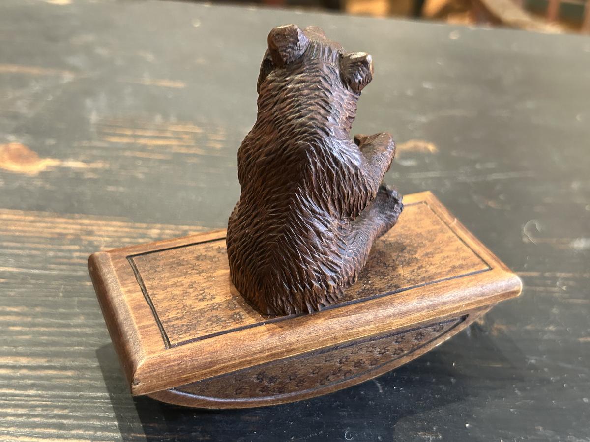 19th c. Bear ink blotter