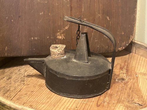 Early Tin Lamp