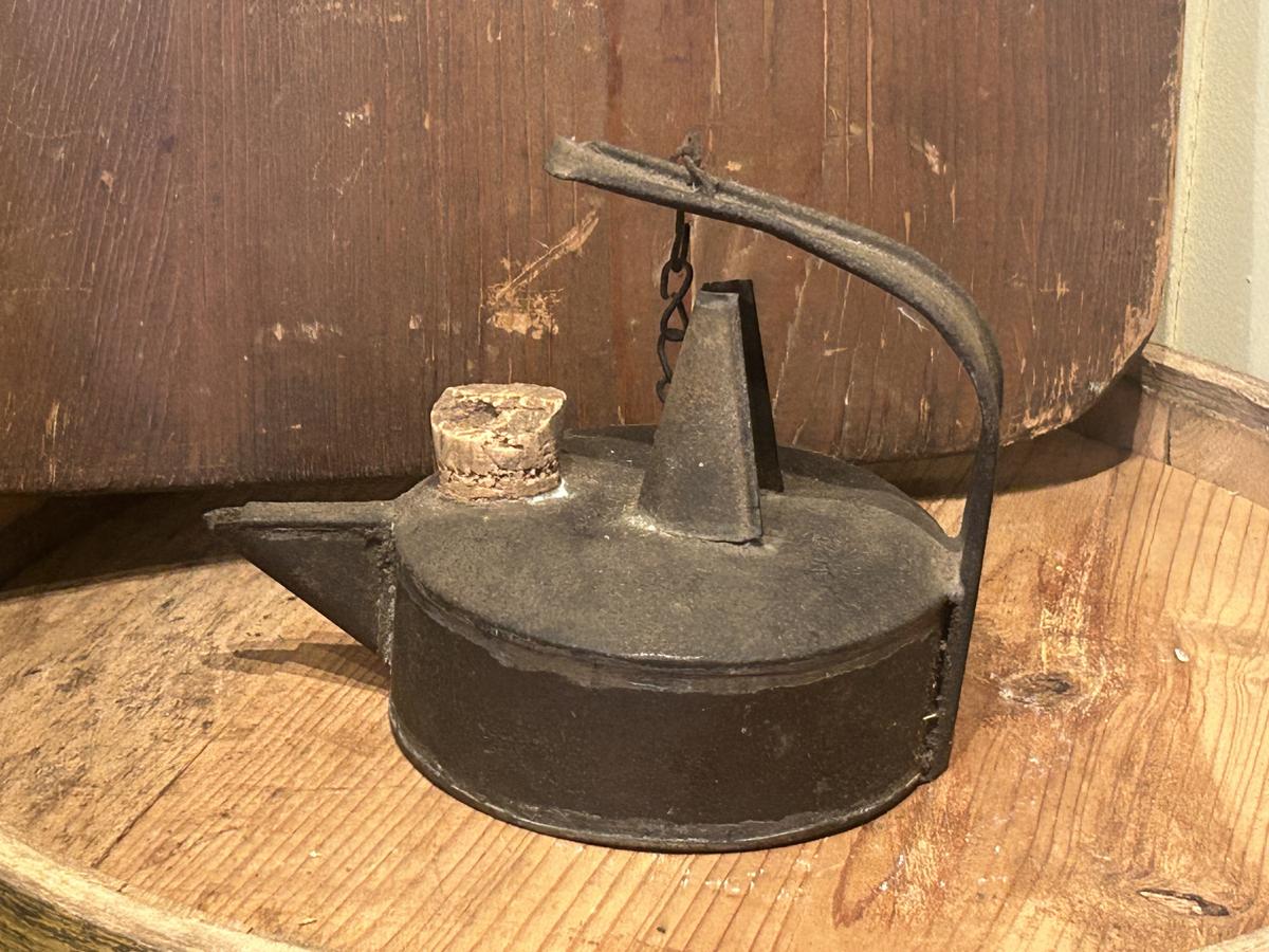 Early Tin Lamp