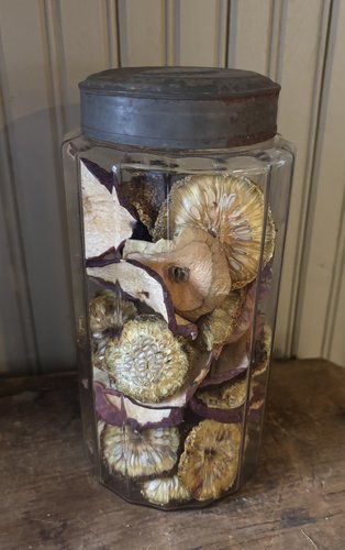 19th Century Fluted Apothecary Jar